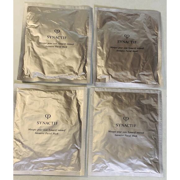 Cle De Peau Synactif Shiseido Intensive Facial Mask 2 patches Set of 4 - Picture 1 of 5